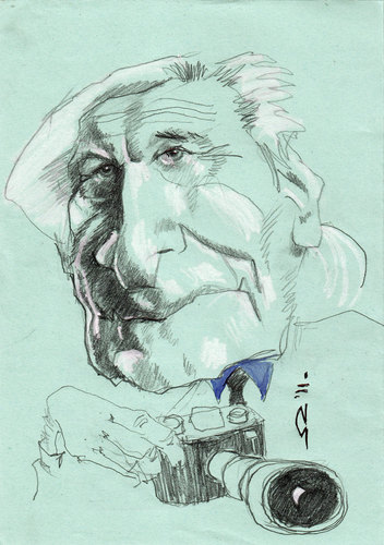 Cartoon: Göksin Sipahioglu (medium) by zed tagged caricature,portrait,editor,reporter,artist,journalist,photographer,izmir,turkey,sipahioglu,göksin