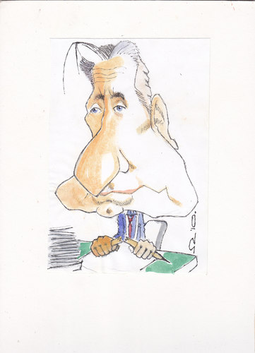 Cartoon: Michael Douglas (medium) by zed tagged michael,douglas,usa,actor,academy,avard,film,hollywood,oscar,portrait,caricature