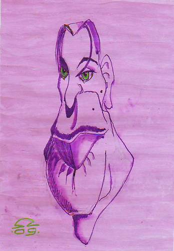 Cartoon: Prince (medium) by zed tagged prince,usa,music,rock