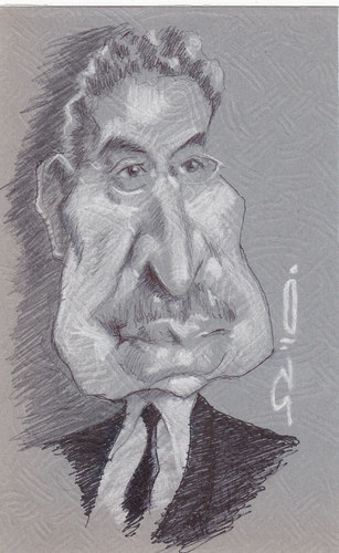 Cartoon: Robert Auer (medium) by zed tagged robert,auer,croatia,artist,portrait,caricature