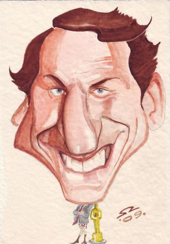Cartoon: Sean Penn (medium) by zed tagged sean,penn,hollywood,actor,oscar,faces,portrait,film,movie,famous,people