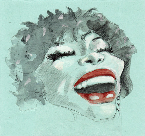 Cartoon: whitney houston (medium) by zed tagged caricature,portrait,actress,singer,usa,houston,whitney