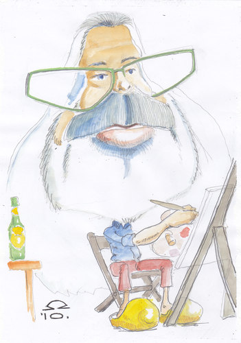 Cartoon: Willem (medium) by zed tagged willem,rasing,artist,amsterdam,netherlands,toonpool,portrait,caricature