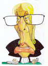 Cartoon: carla del ponte (small) by zed tagged lugano,switzerland,law,judge,war,crime,portrait,caricature