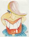 Cartoon: Carolina 2 (small) by zed tagged carolina portrait caricature karikatur famous people