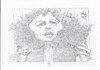Cartoon: Edith Piaf (small) by zed tagged edith,piaf,paris,france,music,singer,portrait,caricature