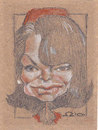 Cartoon: Jackie Kennedy (small) by zed tagged jackie,kennedy,new,york,usa,first,lady,famous,people,portrait,caricature