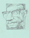 Cartoon: Jean Paul Sartre (small) by zed tagged jean paul sartre paris france writer philosoph portrait caricature