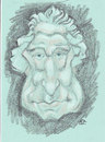 Cartoon: Johann Wolfgang von Goethe (small) by zed tagged johann wolfgang von goethe frankfurt am main writer poet novelist classicism portrait caricature