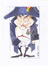 Cartoon: Napoleon (small) by zed tagged napoleon,bonaparte,ajaccio,france,emperor,europe,war,politician,portrait,caricature