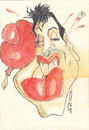 Cartoon: Sly (small) by zed tagged sylvester,stallone,usa,actor,movie,hollywood,film,oscar,portrait,caricature