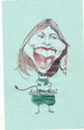 Cartoon: Sofia Coppola (small) by zed tagged sofia,coppola,usa,film,actress,screen,writer,francis,ford,venetia,italy,mostra,golden,lion,portrait,caricature