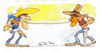 Cartoon: spaghetti western (small) by zed tagged spaghetti western pizzapitch italy world food