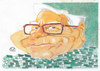 Cartoon: Warren Buffett (small) by zed tagged warren,buffett,omaha,usa,investor,businessman,philanthropist,berkshire,hathaway,famous,people,portrait,caricature