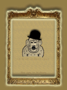 Cartoon: the ape in history-no.6-chaplin (small) by schmidibus tagged sir,charles,spencer,chaplin,komiker,schauspieler,komponist,regisseur,tramp,modern,times,the,great,dictator,landstreicher,stummfilm,filmikone