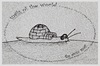 Cartoon: the arctic snail - no.3 (small) by schmidibus tagged schnecke,welt,arctic,nordpol,iglu,eis,kalt