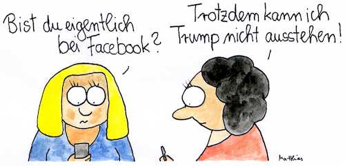 Cartoon: Bei Facebook (medium) by Matthias Schlechta tagged facebook,cambridge,analytica,trump,wahlmanipulation,wahlkampf,daten,facebook,cambridge,analytica,trump,wahlmanipulation,wahlkampf,daten