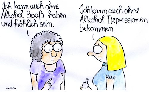 Cartoon: Ohne Alkohol (medium) by Matthias Schlechta tagged ohne,alkohol,feiern,party,feier,spaß,fröhlichkeit,fröhlich,depression,trinken,saufen,suff,bier,wein,schnaps,nachsuffdepression,rausch,betrunken,ohne,alkohol,feiern,party,feier,spaß,fröhlichkeit,fröhlich,depression,trinken,saufen,suff,bier,wein,schnaps,nachsuffdepression,rausch,betrunken