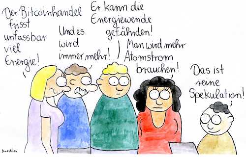 Cartoon: Reine Spekulation (medium) by Matthias Schlechta tagged bitcoin,kryptowährung,internet,spekulation,bitcoinhandel,energie,energiewende,atomkraft,atomstrom,börse,bitcoin,kryptowährung,internet,spekulation,bitcoinhandel,energie,energiewende,atomkraft,atomstrom,börse