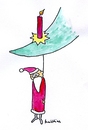 Cartoon: Baumschmuck (small) by Matthias Schlechta tagged weihnachtsbaum,weihnachtsmann,weihnachten