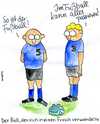 Cartoon: Fußballweisheiten (small) by Matthias Schlechta tagged frosch,ball,fußball,weisheiten,floskeln,sprüche,fußballweisheiten,fußballfloskeln,fußballerfloskeln,fußballspiel,fußballspieler,fußballer,verwandlung