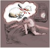 Cartoon: Thinking Festival of Sacrifice (small) by firuzkutal tagged sheep,sacrifice,beief,quran,kuran,holy,animal,fest,fiest,party,firuzkutal,protest