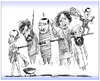 Cartoon: Barbecue-times! (small) by firuzkutal tagged obama saddam iraq mubarak mubarek egypt tunisa gaddafi osama bin laden basharalassad assad esadenver syria urdun israel middleeastoslo world baloon libertystatue firuz kutal firuzkutal norwegian norway nobel peace commiittee hillaryclinton usa afghanistan