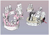 Cartoon: Turkiye concerns (small) by firuzkutal tagged kurds,war,saynotowar,middle,east