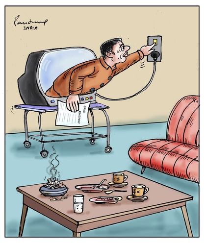 Save energy By B V Panduranga Rao | Education & Tech Cartoon | TOONPOOL