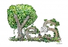 Cartoon: Nature Says Yes (small) by Frits Ahlefeldt tagged nature,ecology,biodiversity,environment,forest,trees,communication,relationship,wellness