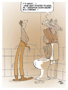 Cartoon: cover holder... (small) by yukselcan tagged career,unemployment,business,job,toilet,closet,loo,cover