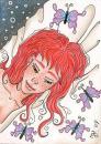 Cartoon: Butterfly-Dream (small) by Metalbride tagged kakaokarten,sammelkarten,traiding,cards