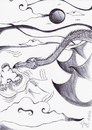 Cartoon: free (small) by Metalbride tagged kugelschreiber,kulli,kuli,drache,drachen,dragon
