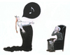 Cartoon: Schwarzarbeit (small) by Thilo Krapp tagged metaphor schwarzarbeit illicit work employment metapher opernsängerin oper opa walküre unerlaubt verboten illegal geheim heimlich