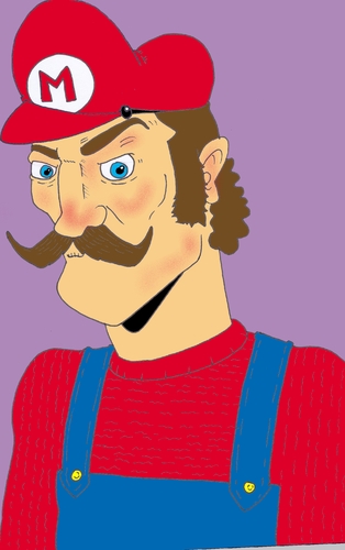 Cartoon: 30 Jahre Super Mario (medium) by kader altunova tagged 30,mario,nintendo