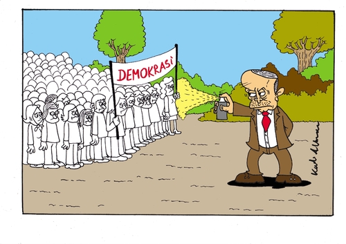 Cartoon: Erdogan (medium) by kader altunova tagged occupy,türkiye,türkei,erdogan