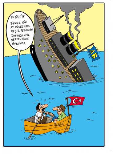 Cartoon: eu türkei (medium) by kader altunova tagged eu,ab,türkei,türkiye
