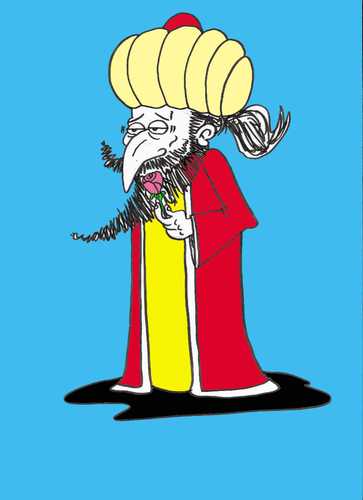 sultan By kader altunova | Media & Culture Cartoon | TOONPOOL