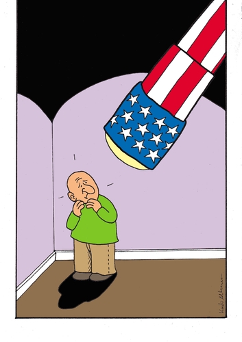 Cartoon: usa überwachungsstaat (medium) by kader altunova tagged usa,überwachungsstaat