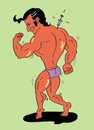 Cartoon: bodybuilder (small) by kader altunova tagged bodybuilder,anabolika