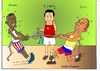 Cartoon: ukraine (small) by kader altunova tagged ukraine,putin,obama,xijinping