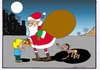 Cartoon: Weihnachten (small) by kader altunova tagged weihnachtsgeschenke,weihnachten,nikolaus