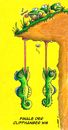 Cartoon: Cliffhanger (small) by Jupp tagged chamäleon,cliffhanger,jupp,cartoon