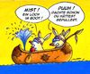 Cartoon: Kanufahrt (small) by Jupp tagged kanu indianer jupp cartoon