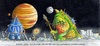 Cartoon: Leben auf Europa ! (small) by Jupp tagged europa,leben,weltraum,space,jupiter,life,moon,mond,jupp,cartoon,illustration,auf,nasa