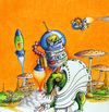 Cartoon: Maulwurf auf Sirius 3 (small) by Jupp tagged maulwurf,mole,space,art,weltraum,jupp,illustration