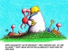 Cartoon: Maulwurf mit Würmern (small) by Jupp tagged maulwurf,mole,helm,blind,schippe,wurm,würmer,worm,worms,jupp,bomm,fun,garten,arzt,doktor,cartoon,regenwurm,nahrung,illustration