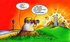 Cartoon: Maulwurf und das Lederkugelfest (small) by Jupp tagged maulwurf jupp fußball soccer wm schiedsrichter cartoon mole