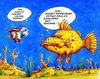 Cartoon: Zackenbarsch (small) by Jupp tagged maulwurf,cartoon,tauchen,ozean,meer,fisch,zackenbarsch,jupp
