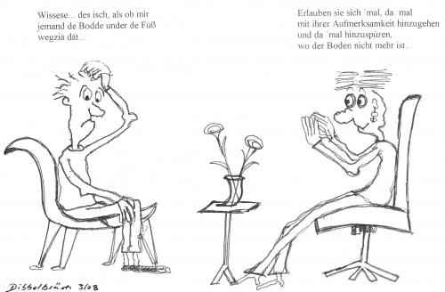Cartoon: Boden weg (medium) by Dibbelbsüch tagged no,tags,
